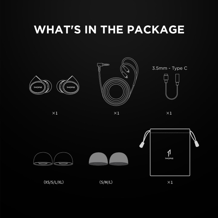 Xiaomi 1More EH904 Penta Driver P50 Negro