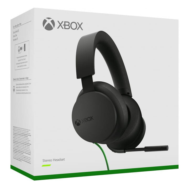 Microsoft Xbox Stereo Headset Schwarz – Kopfhörer mit Kabel