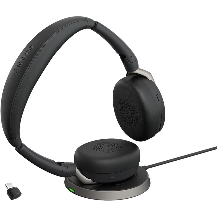 Jabra Auriculares Evolve2 65 Flex MS DUO + Link 380c MS WLC