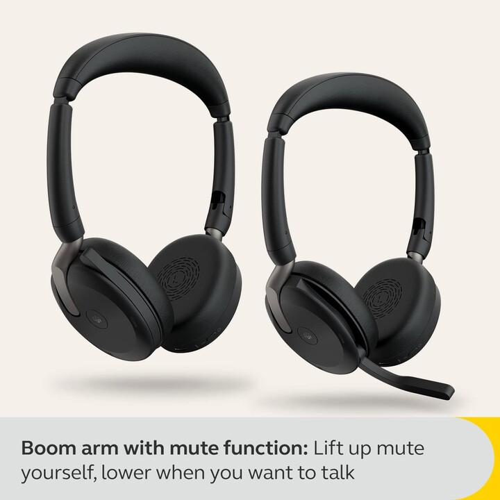 Jabra Auriculares Evolve2 65 Flex MS DUO + Link 380c MS WLC