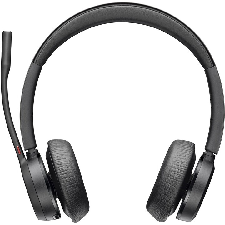 Poly Voyager 4320 UC Auriculares inalámbricos + Soporte de carga para auriculares con micrófono boom Conectar a PC/Mac USB-C Blu