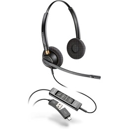 Poly EncorePro 525 Auriculares USB-A y USB-C - Protección auditiva acústica