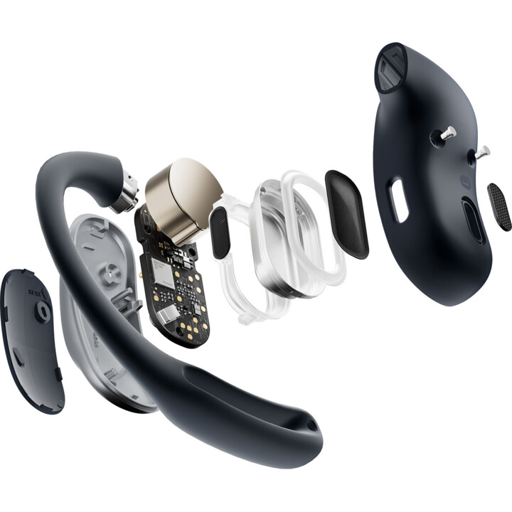 SHOKZ OpenFit Air Auriculares Inalámbrico gancho de oreja Llamadas/Música/Deporte/Uso diario Bluetooth Negro