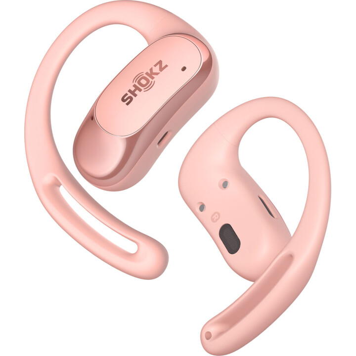 SHOKZ OpenFit Air Kopfhörer Kabellos Ohrbügel Anrufe/Musik/Sport/Alltag Bluetooth Rose