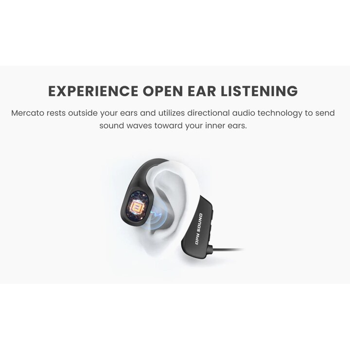 OPN Sound Mercato auricolari open-ear Bluetooth nero