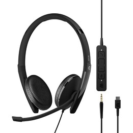 EPOS I SENNHEISER ADAPT 165 USB-C II auriculares supraaurales con cable 3.5 mm negro