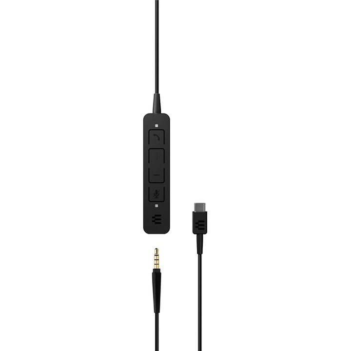 EPOS I SENNHEISER ADAPT 165 USB-C II auriculares supraaurales con cable 3.5 mm negro
