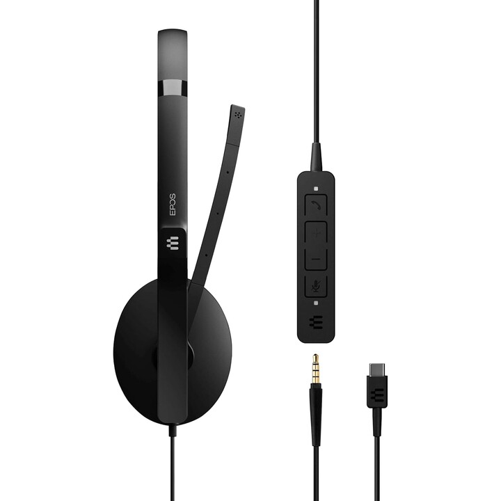 EPOS I SENNHEISER ADAPT 165 USB-C II auriculares supraaurales con cable 3.5 mm negro