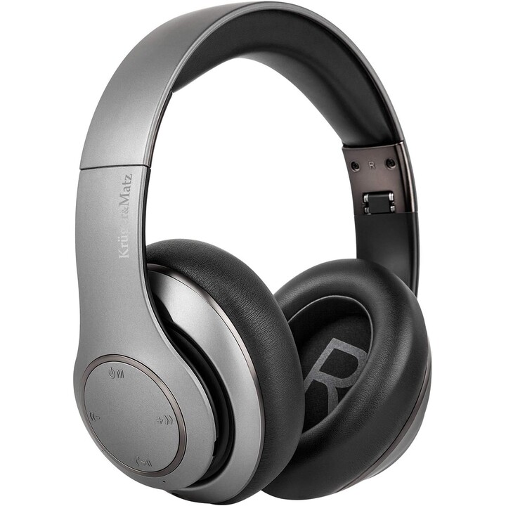 Kruger&Matz Wireless On-Ear Headphones Model Street 3 Wireless, graphite