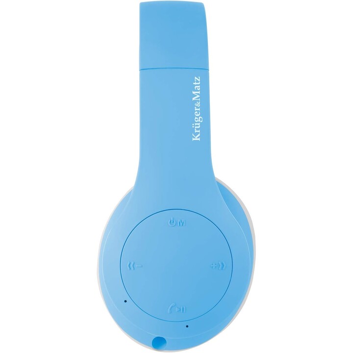 Cuffie over-ear wireless per bambini Kruger&Matz modello Street Kids, colore blu