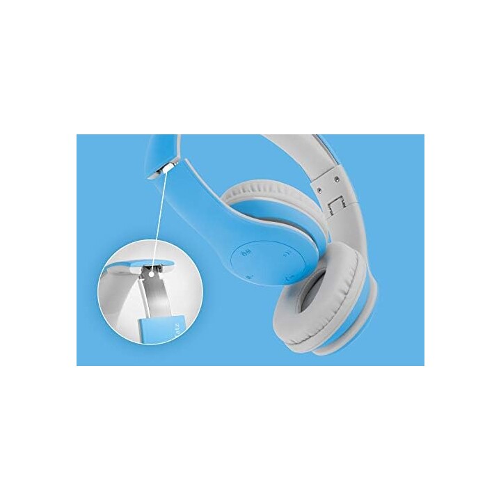 Cuffie over-ear wireless per bambini Kruger&Matz modello Street Kids, colore blu
