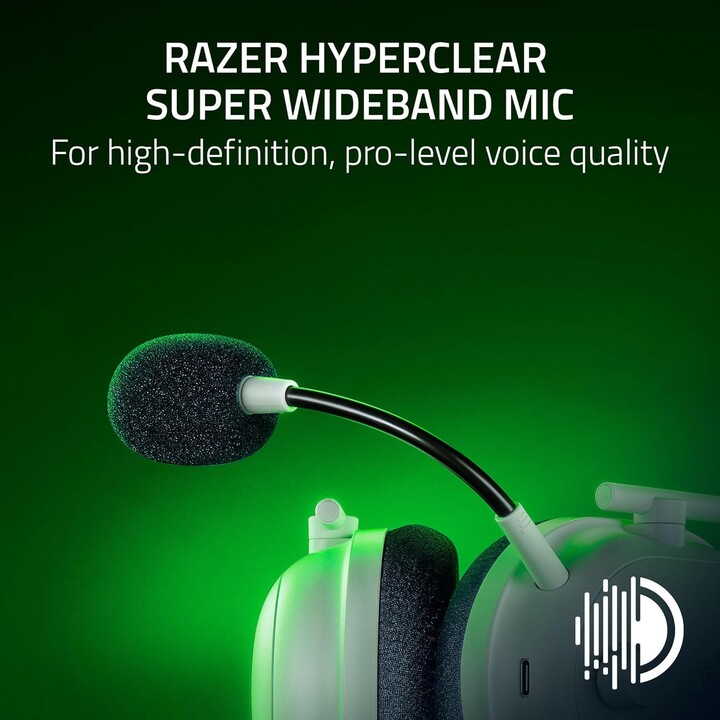 Razer Auriculares para juegos | BlackShark V2 Pro (Xbox Con licencia) | Wireless | Over-Ear | Micrófono | Noise canceling | Bla