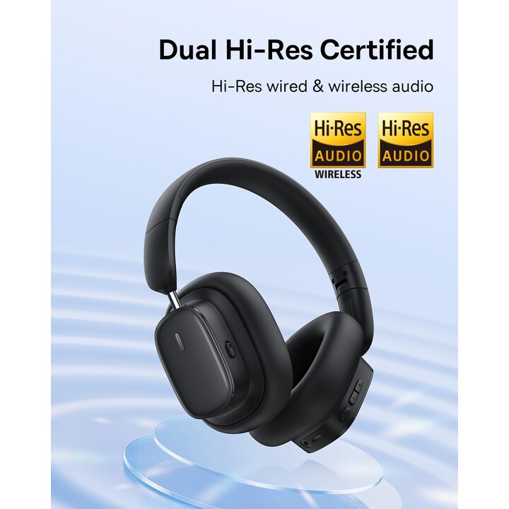Baseus Bowie H1i Noise-Cancellation Auriculares inalámbricos Cluster Negro