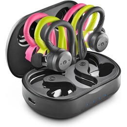 Auriculares Deportivos Bluetooth NGS Ártica Jogger con estuche de carga/ Autonomía 10h/ Negros
