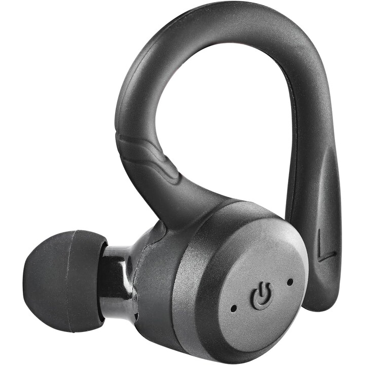 Auriculares Deportivos Bluetooth NGS Ártica Jogger con estuche de carga/ Autonomía 10h/ Negros
