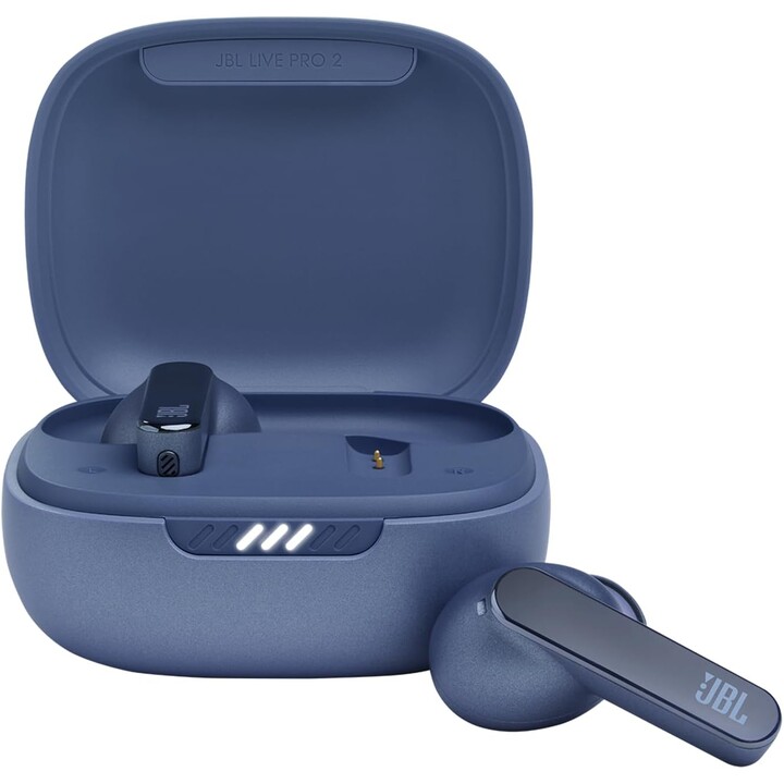 JBL Live Pro 2 TWS Azul con cancelación de ruido (ANC) - Auriculares Bluetooth