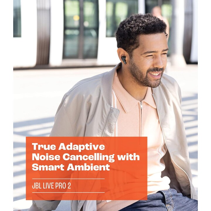 JBL Live Pro 2 TWS Azul con cancelación de ruido (ANC) - Auriculares Bluetooth