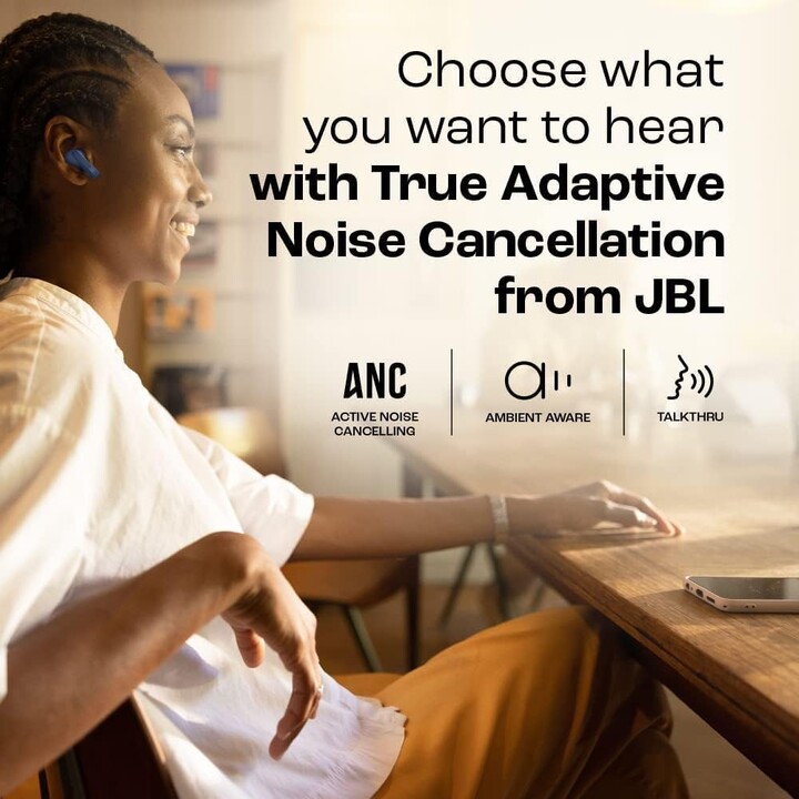 JBL Live Pro 2 TWS Azul con cancelación de ruido (ANC) - Auriculares Bluetooth