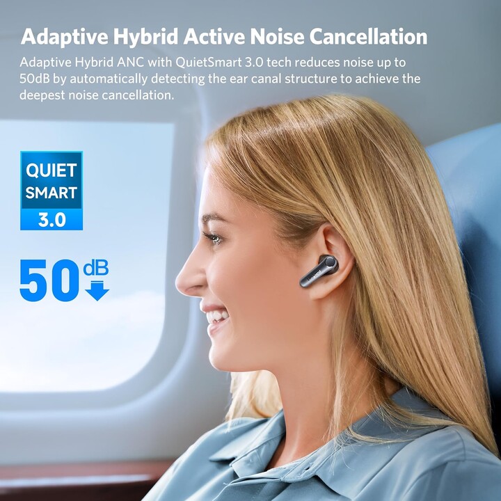 Earfun Air Pro 4 ANC QuietSmart 3.0 Negro - Auriculares Bluetooth