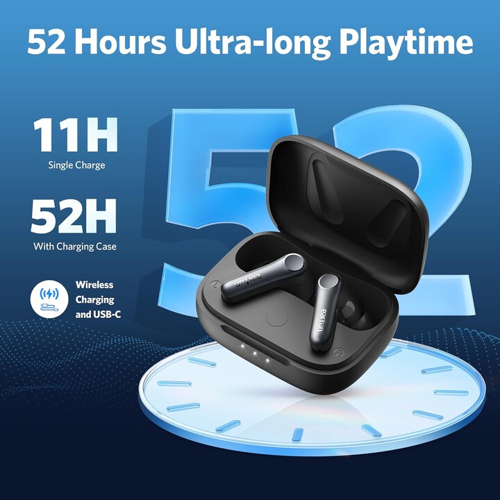 Earfun Air Pro 4 ANC QuietSmart 3.0 Negro - Auriculares Bluetooth