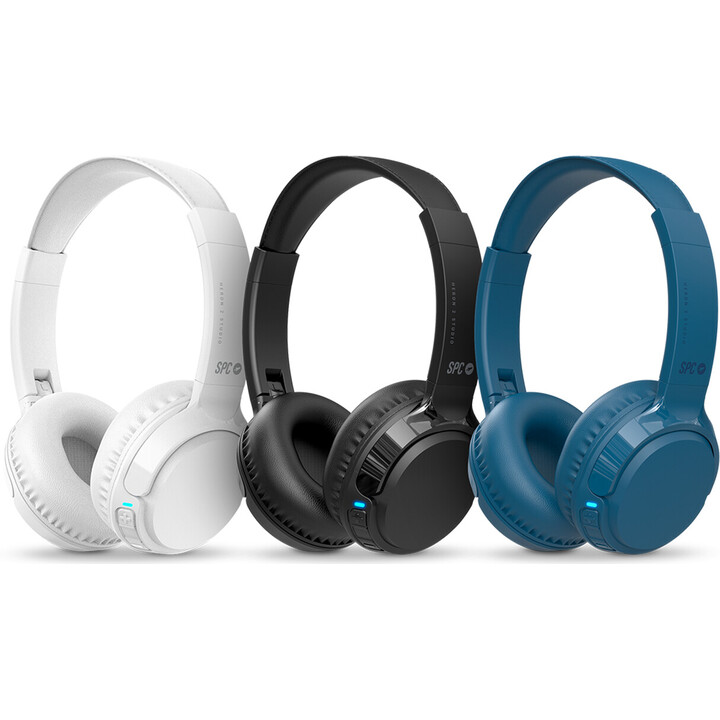 Auriculares Inalámbricos SPC Heron 2 Studio/ con Micrófono/ Bluetooth/ Azules