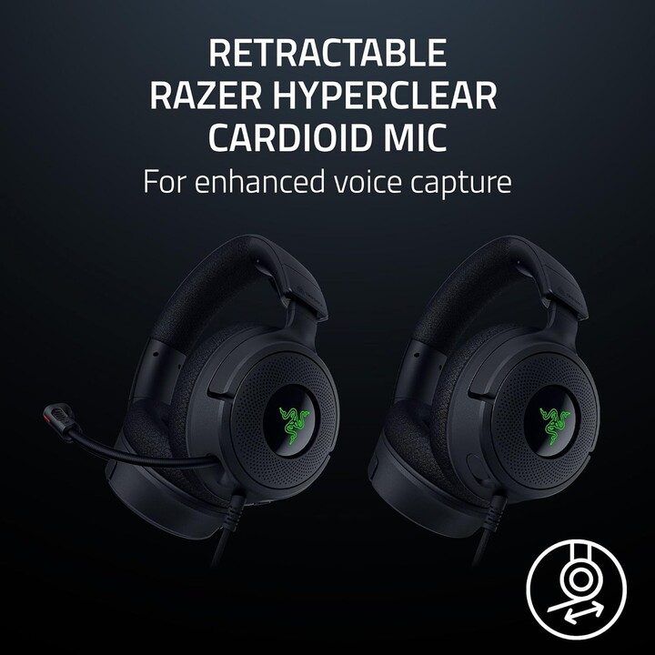 Auriculares Razer Kraken V4 X (rz04-05180100-r3m1)