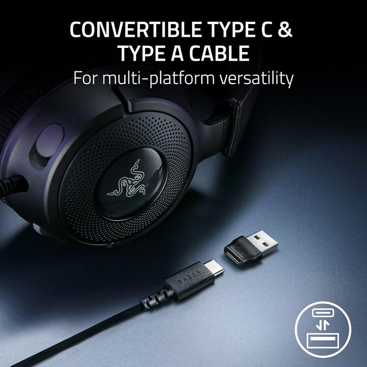Auriculares Razer Kraken V4 X (rz04-05180100-r3m1)