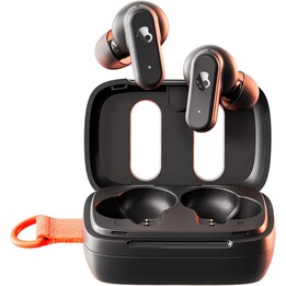 Skullcandy Dime 3 Auriculares Intrauditivos Inalámbricos, 20 Horas, Micrófono y Soporte Bluetooth, Negros