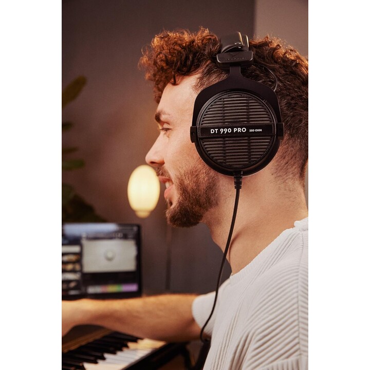 Beyerdynamic DT 990 PRO Écouteurs Avec fil Arceau Musique Noir, Gris