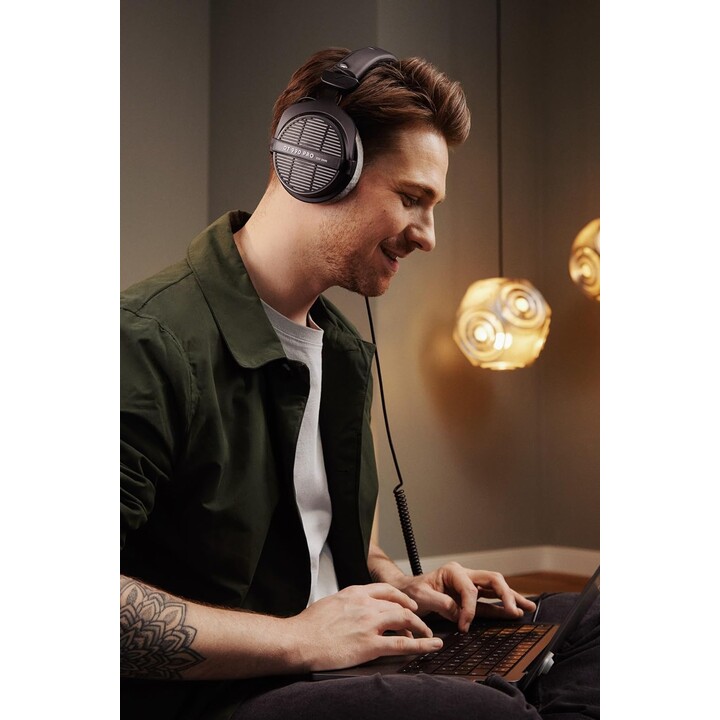Beyerdynamic DT 990 PRO Écouteurs Avec fil Arceau Musique Noir, Gris