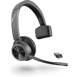 POLY Voyager 4310 UC Auriculares Inalámbrico Diadema Oficina/Centro de llamadas USB tipo A Bluetooth Negro