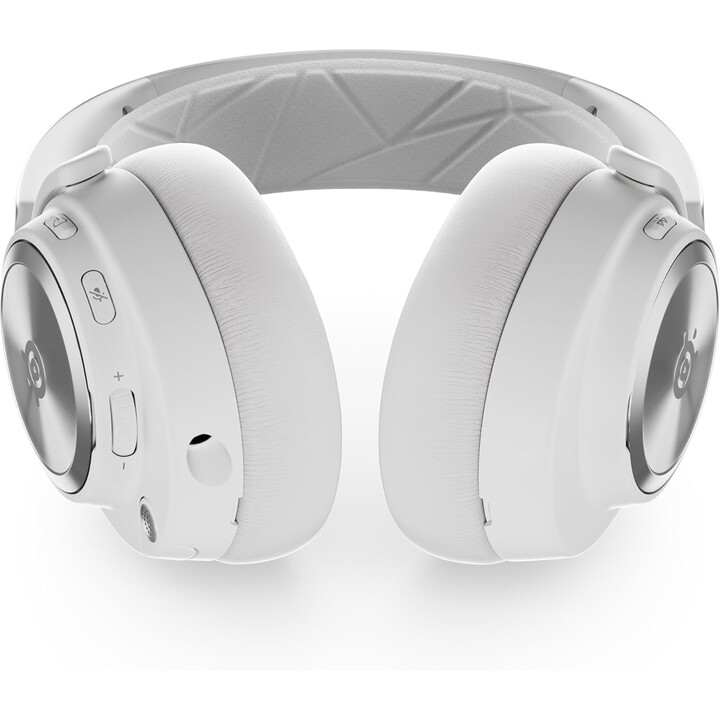 Steelseries Arctis Nova Pro Wireless Auriculares Inalámbrico Y Alámbrico Diadema Juego Bluetooth Plata, Blanco