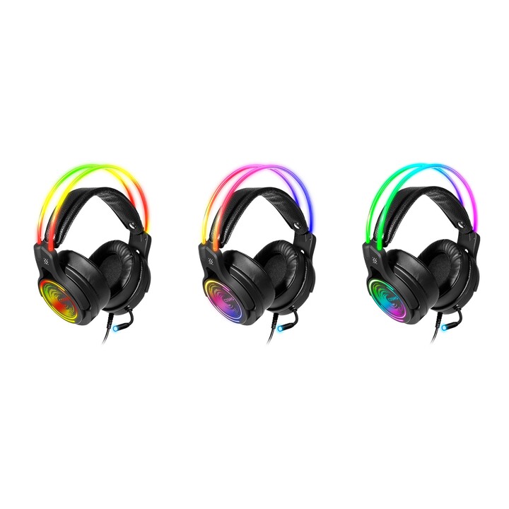 Defender COSMO PRO 7.1 VIRTUAL SOUND Backlit Gaming USB RGB + GAMING Kopfhörer mit Mikrofon
