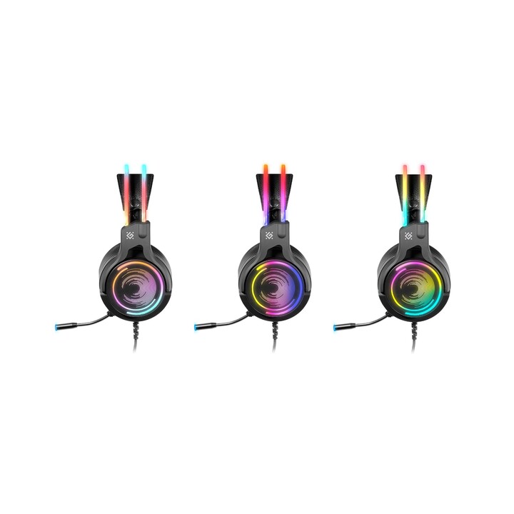 Defender COSMO PRO 7.1 VIRTUAL SOUND Backlit Gaming USB RGB + GAMING Kopfhörer mit Mikrofon