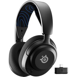 SteelSeries Arctis Nova 5P Auriculares inalámbricos para juegos PS5 - Controladores magnéticos de neodimio - Más de 100 ajustes 