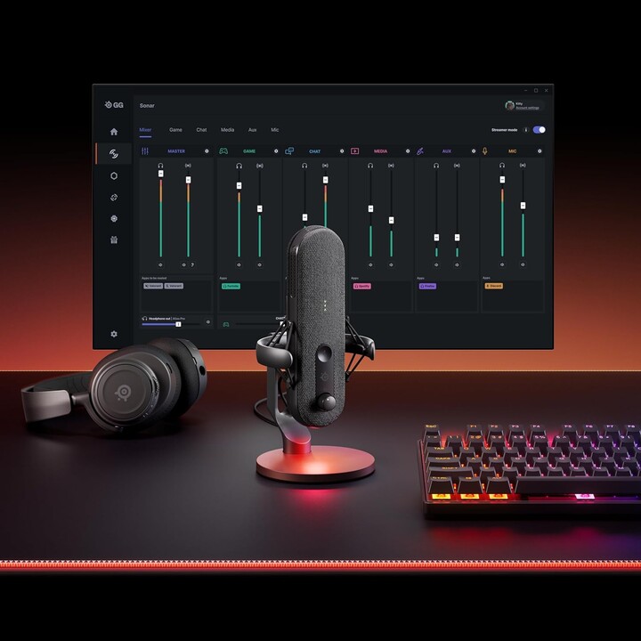 Microfono Steelseries Alias (61601)