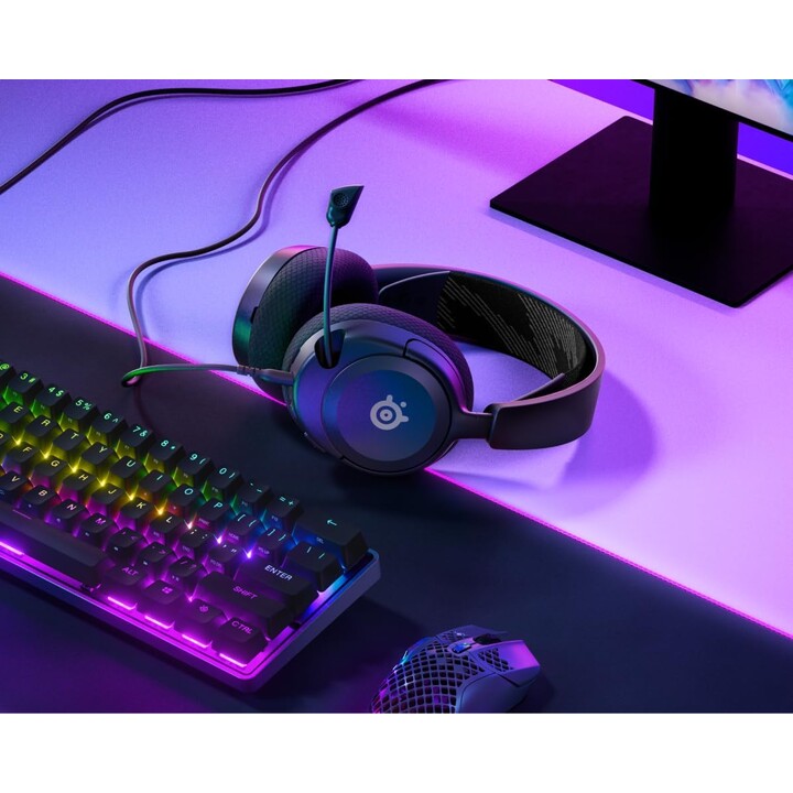 Cuffie Steelseries Arctis Nova 1 con archetto cablato Gaming bianco