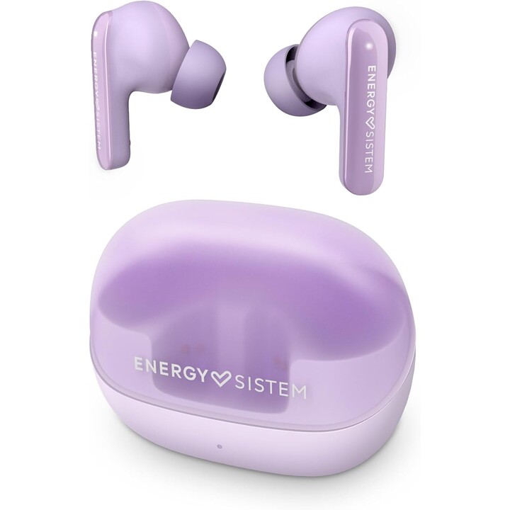 Energy Sistem Serenity ANC, Bluetooth Headphones, 4 Microphones, 25 Hours, Purple