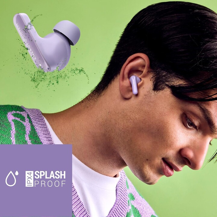 Energy Sistem Serenity ANC, Bluetooth Headphones, 4 Microphones, 25 Hours, Purple