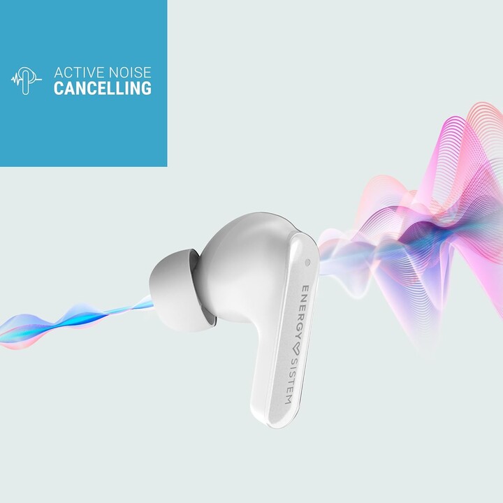 Auricular in-ear + mic energy serenity anc tws bluetooth white