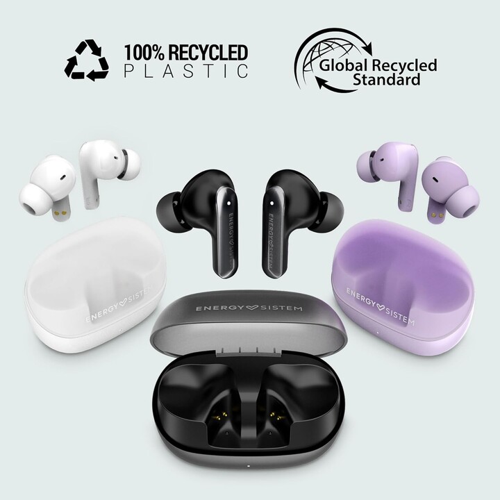 Auricular in-ear + mic energy serenity anc tws bluetooth white