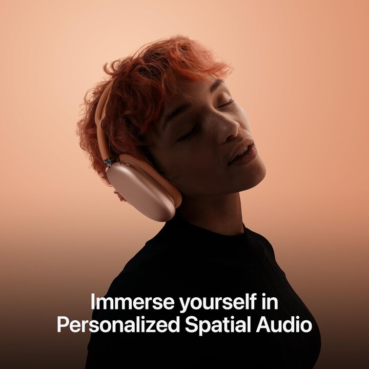 Apple AirPods Max, auriculares inalámbricos supraaurales, cancelación activa de ruido profesional, carga USB-C, negro medianoche