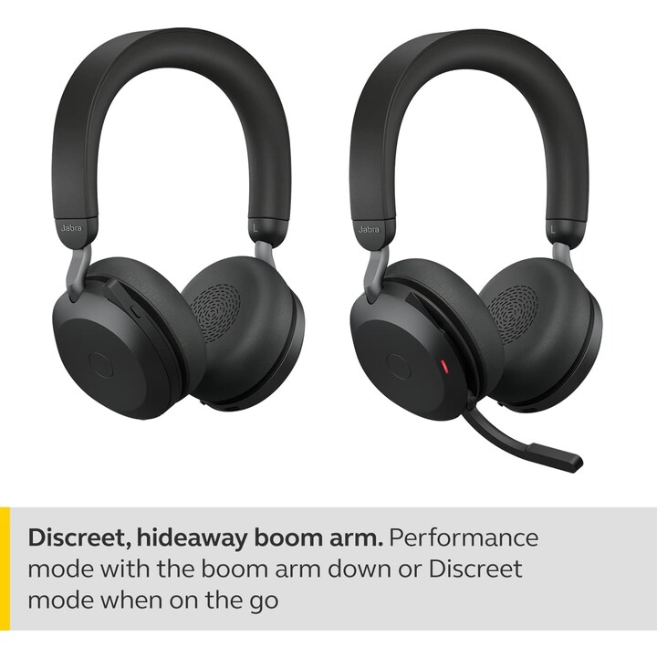Jabra Evolve2 75 UC Auriculares estéreo Supraaurales negro