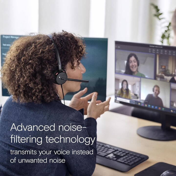 EPOS IMPACT 430T, Mono On-Ear Headset with Dual Microphone, Noise Cancellation, USB-C/USB-A, Microsoft Teams, Plug-and-Play, Zoo