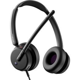 EPOS IMPACT 460T, Auriculares supraaurales binaurales con micrófono dual, Cancelación de ruido, USB-C/USB-A, Microsoft Teams, Zo