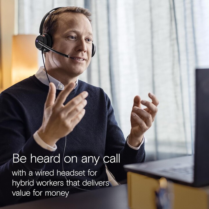 EPOS IMPACT 460T, Auriculares supraaurales binaurales con micrófono dual, Cancelación de ruido, USB-C/USB-A, Microsoft Teams, Zo