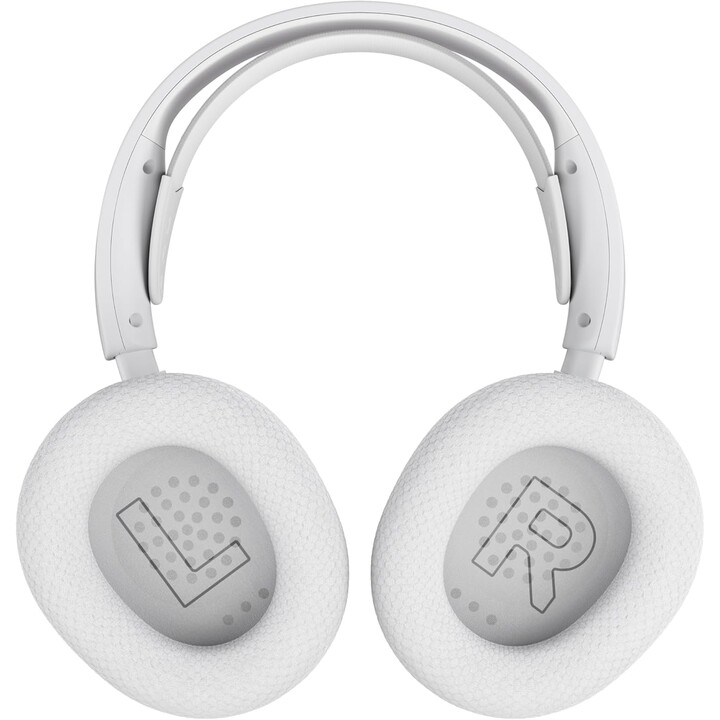 SteelSeries Arctis Nova 5P Wireless - Fone de ouvido para jogos multissistema - Branco - Drivers magnéticos de neodímio