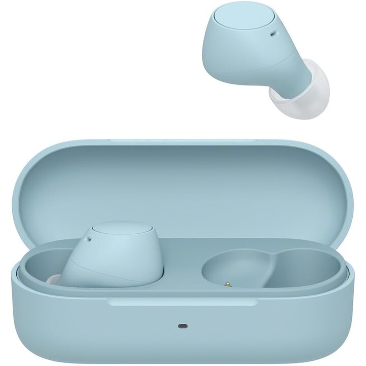 Auriculares inalámbricos Sony WF-C510 pequeños, ligeros, resistentes al agua IPX4, azules