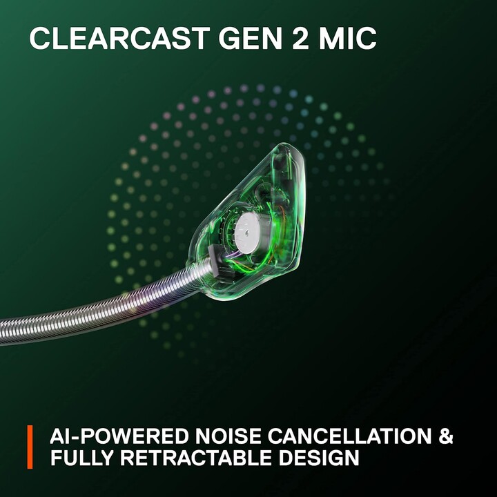Steelseries Arctis Nova 7x Fones de ouvido sem fio e com fio Tiara Jogo USB Tipo C Bluetooth Preto, Verde