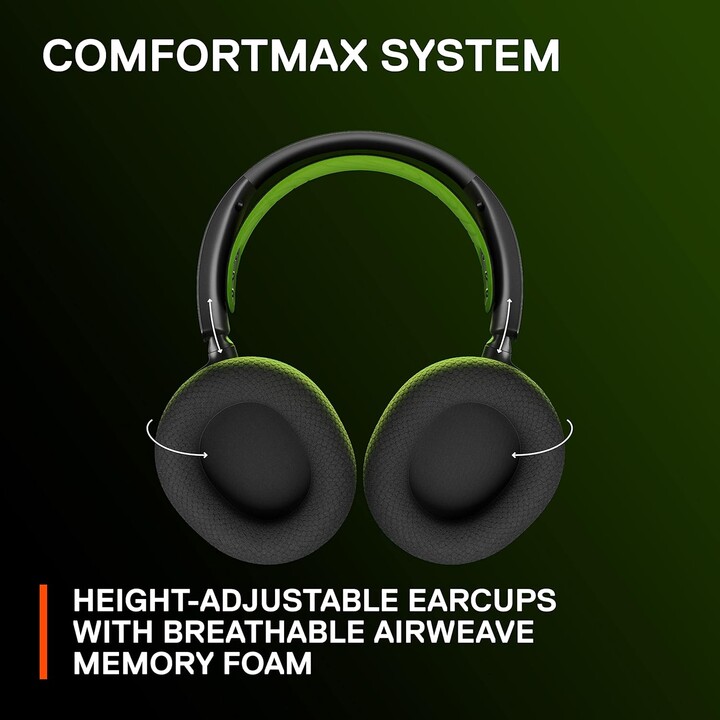Steelseries Arctis Nova 7x Fones de ouvido sem fio e com fio Tiara Jogo USB Tipo C Bluetooth Preto, Verde